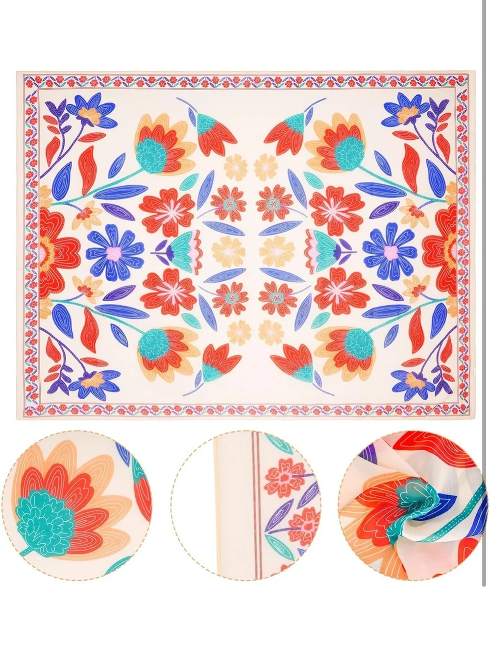 Floral Chiffon Multi wear Cover-Up